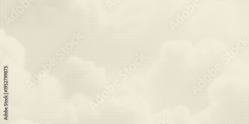 Retro beige halftone paper texture. Vintage craft ecru wallpaper with speckles, flecks, particles. Light cream grunge grain overlay background. Dirty dotted and specked canvas backdrop. Vector