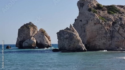 Offshore Rocks at Aphrodites Beach in Cyprus