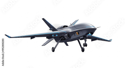 Unmanned aerial vehicle, modern drone, military technology, surveillance, reconnaissance, aerial photography.