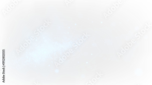 Fotografía Bright blue dots and particles spread across a transparent background during a c