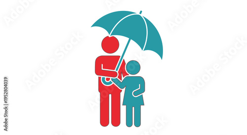 Family protection, safety, security, umbrella, parent child, care, coverage, shield, defense