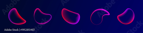 Soft liquid bubble with glowing gradient colors floats gently, reflecting light in a futuristic style. The blurred surface creates smooth transitions. It feels weightless and abstract.