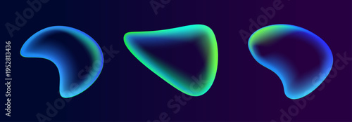 Abstract neon sphere with fluid texture shines against a dark background, blending vibrant rainbow gradients. Smooth reflections enhance depth. The form feels modern and digital.