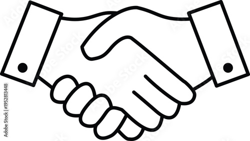 handshake icon business agreement partnership symbol, partnership handshake icon deal agreement business sign, simple handshake symbol trust collaboration icon
