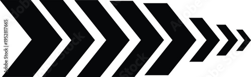 Chevron arrows silhouette, direction movement design, speed progress concept, industrial signage illustration, navigation graphic element, acceleration symbol, forward motion abstract art