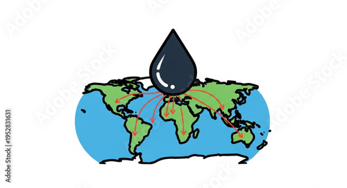 Global Oil Dependence - A Visual Representation of Resource Consumption.