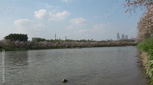 dragon boat in the river