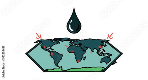 Global Impact of Oil - A Visual Representation of Environmental Concerns.