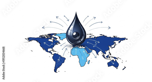 Global Oil Dependency - A Visual Representation of Resource Distribution.