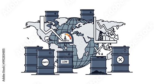 Global Oil Market Dynamics - Supply, Demand, and Economic Impact.