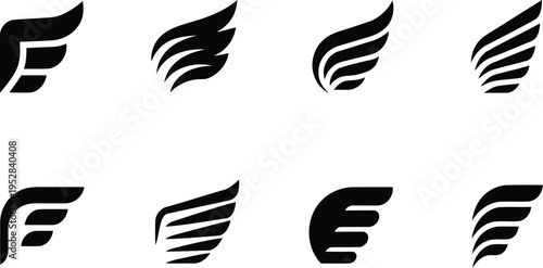 Wings arranged in a grid pattern icon.