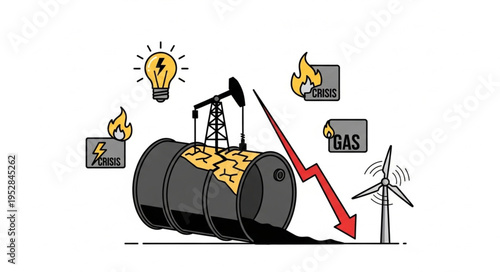 Fossil Fuel Decline - Renewable Energy Rise, Oil Price Drop.