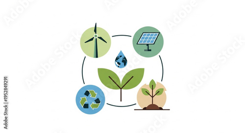 Sustainable Energy and Environmental Conservation - A Circular Economy Concept.