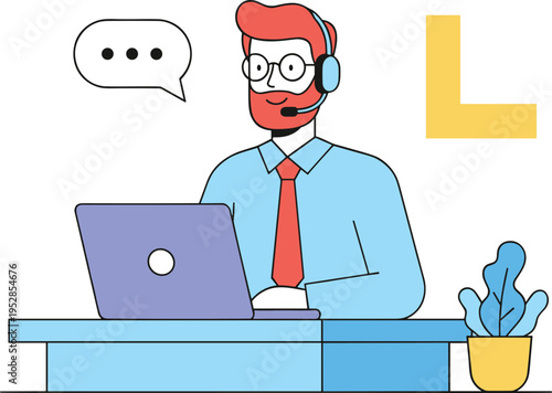 Vector set of diverse business professionals in flat style featuring office workers and corporate team characters isolated on white