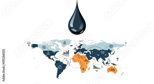 Global Oil Dependency - A Visual Representation of Resource Distribution.