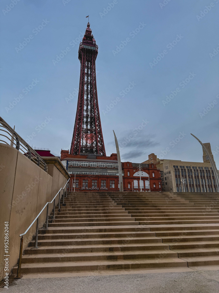 Fototapeta premium The blackpool Tower, at Blackpool, UK.