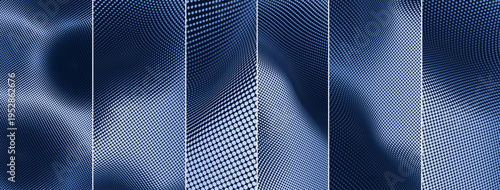 Convex background. Gradient texture. Grid surface. 3D illustration for brochure, poster, cover, card, presentation, flyer or banner.