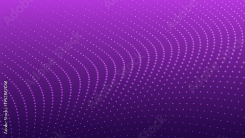 Abstract background of moving particles. Futuristic colorful dynamic wave. Big data. Digital technology. 3D vector illustration.