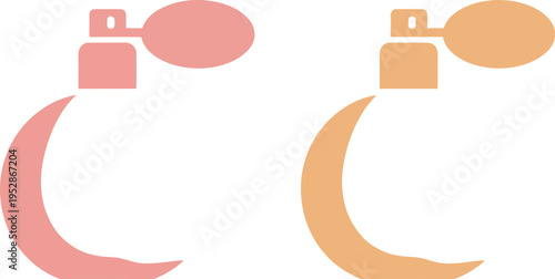 Cute baby panda eating bamboo in forest habitat cartoon illustration