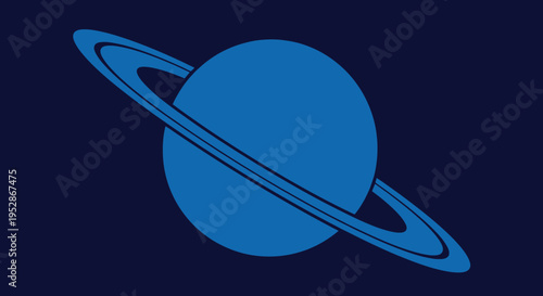 Saturn planet with ring system 4.