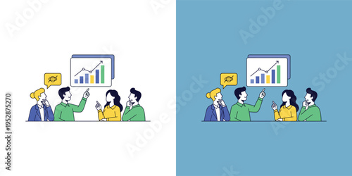 Corporate Team Collaboration and Strategic Analysis for Financial Growth and Business Development