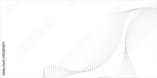 Abstract halftone wave dotted background. Futuristic twisted grunge pattern, dot, circles. Vector modern optical pop art texture for posters, business cards, cover,ilustration