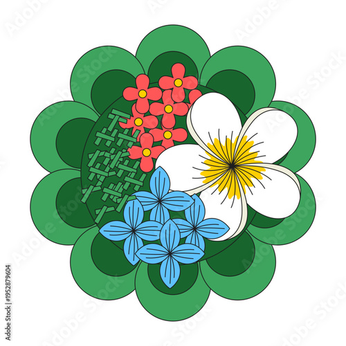 Balinese Flower Offering Canang Sari