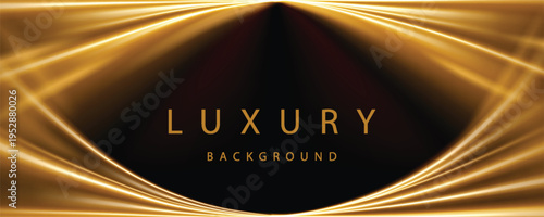 Black and Gold Luxury Background. Modern Classic Premium Design Template. Beautiful Marriage Invitation. Celebration Artwork for Business and Event occasion. Elegant Looking Creative Design Template.