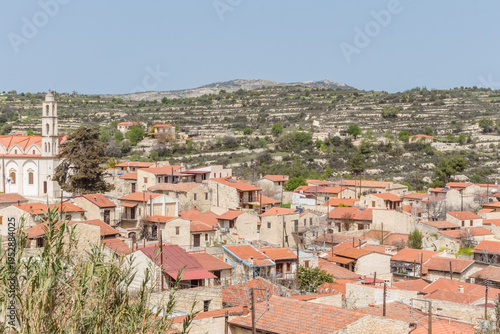 Traditional Stone Streets of Lofou Village, Cyprus