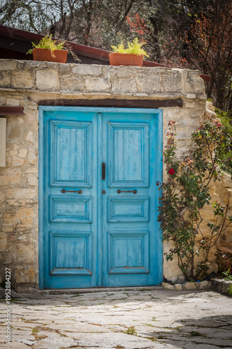 Traditional Stone Streets of Lofou Village, Cyprus