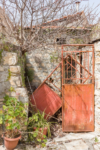 Traditional Stone Village Streets of Lofou, Cyprus