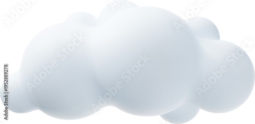 Cuadro en lienzo 3d white clouds