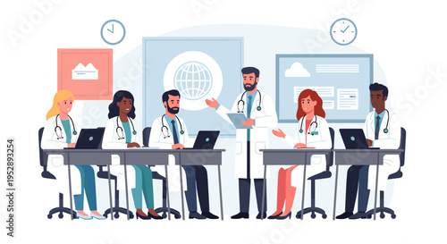 A minimalist illustration depicts someone focused on their computer, ideal for representing remote work, productivity, or digital lifestyle content. I