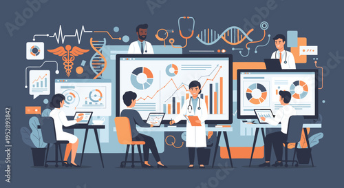 A modern, minimalist workspace scene evokes calm productivity. Ideal for illustrating articles about work-life balance, remote work, or office design,