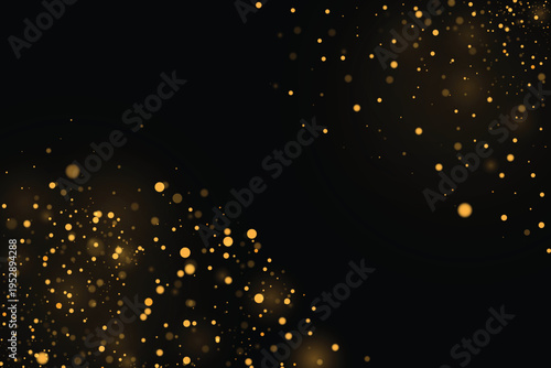 Soft golden dust haze drifts smoothly, filling the scene with radiant warmth. Calm motion adds balance and elegant depth. Ideal for stylish luxury compositions vector