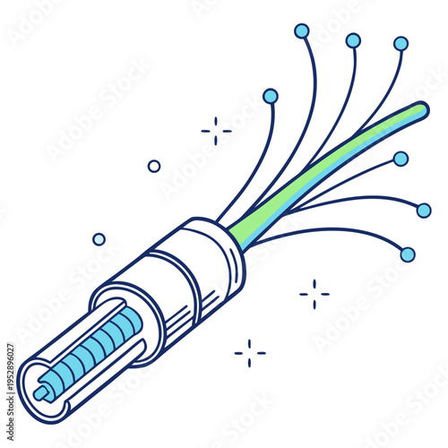 A fiber optic cable connector