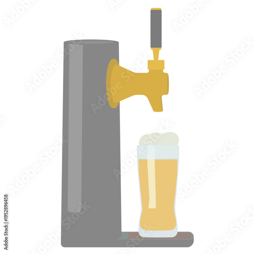 ビールサーバーのイラスト