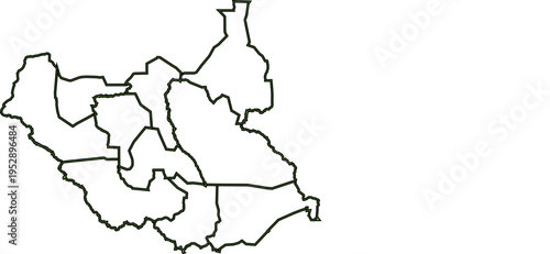 divided map of south sudan