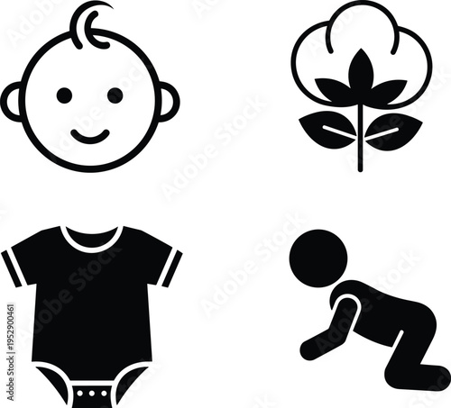 Cute Termite Vector Collection with Six Different Cartoon Insect Characters for Children Coloring Book Pages Wood Pest Icons Isolated on White Background for Kids