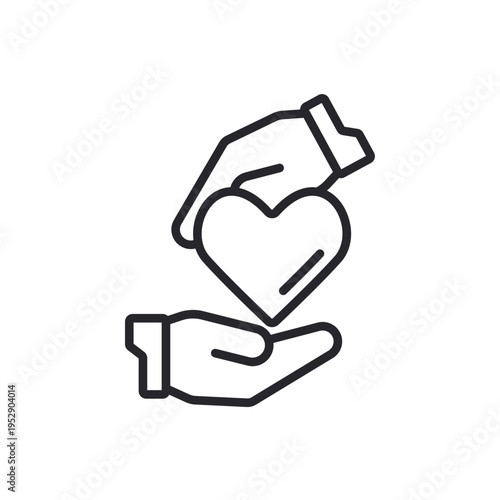 loyalty icons outline and Flat Style,transparent background