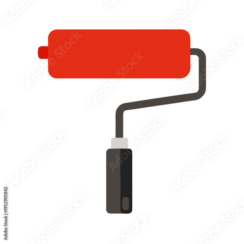 Paint roller tool for decoration and renovation work on walls and surfaces