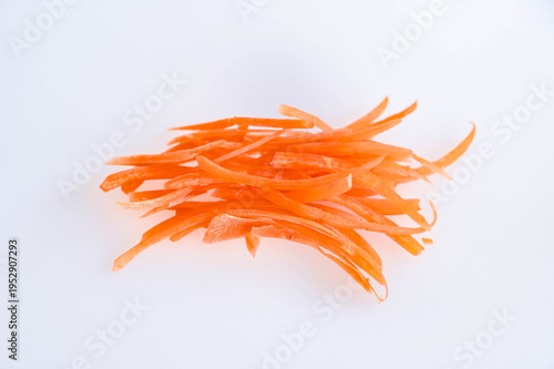 千切りした人参の皮