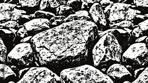 Rough textured natural rocks and stones background detailed close up of uneven rugged rocky surface outdoor geology and nature texture concept