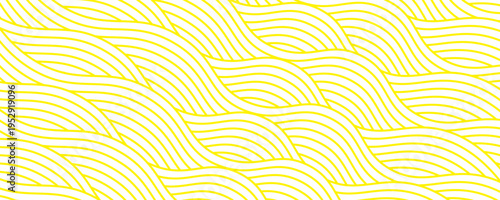 Pasta background, spaghetti abstract geometric pattern. Macaroni yellow poster. Wavy abstract pattern. Pasta vector illustration
