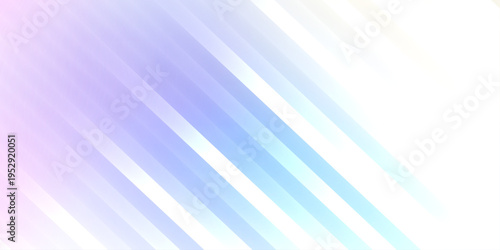 Abstract background with soft blue and purple diagonal stripes on white background featuring light gradients and sleek motion lines for modern corporate and creative presentation designs