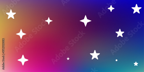 Aesthetic Luminous Starry Background with Dreamy Color Blends and Magic Glow Providing a Sophisticated Feel for Contemporary Branding Professional Presentations and Creative Layouts