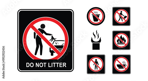 Prohibited actions no littering no soliciting and restrictions on vehicles