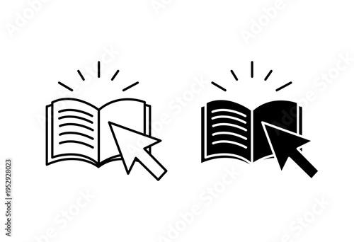 Online library icon with editable stroke. Black solid icons