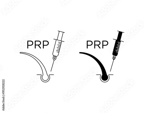 Platelet rich plasma icon with editable stroke. Black solid icons