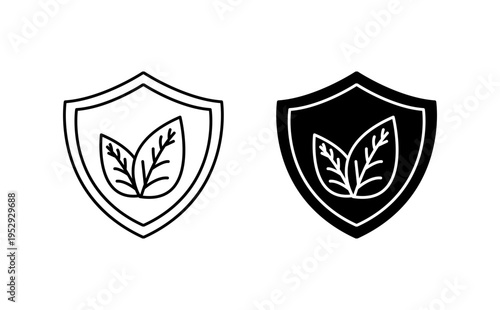 Save environment icon with editable stroke. Black solid icons